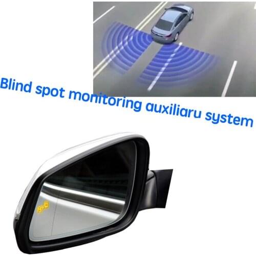 Car BSD BSM BSA Blind Area Spot Warning Drive Mirror Rear Radar Detection System For BMW 6 F06 F12 F13 2011~2018