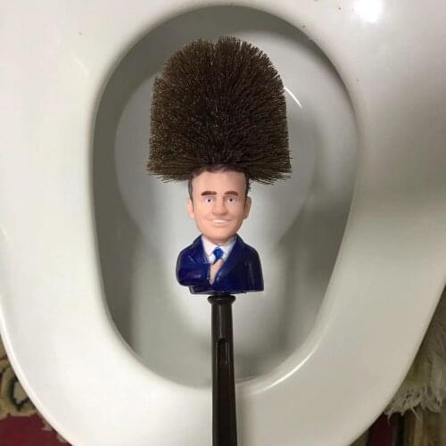 Toilet Brush Emmanuel Macron Brosse WC Brosse de toilette France President Funny Gag Gift