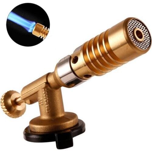 Gas Torch Flame Tool Blowtorch Copper Flame Butane Gas Lighter Heating Welding Outdoor Camping BBQ Tool