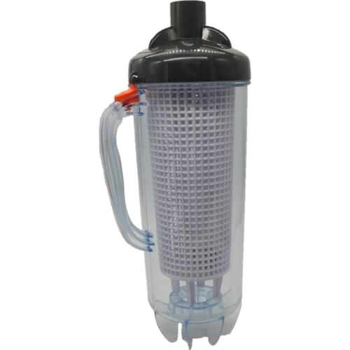 Leaf Canister Durable Leaf Catcher For Swimming Pool With Filter Basket 24cm Hose Easy To See Rubbish