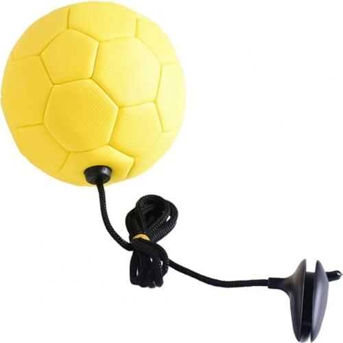 Size 2 Football Training Ball High-elastic Kick Resistant Solid Color Small Kids Student Practice Belt Soccer Ball for Beginner