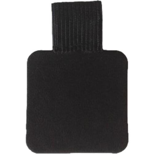 New 1pcs Round Pen Clip Leather Pen Holder Self-adhesive Pencil Elastic Loop For Notebooks Journals Clipboards Stationery