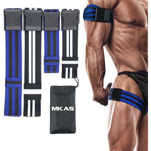 Fitness Gym Equipment Training BFR Occlusion Bands Bodybuilding Weightlifting Arm Leg Muscle Growth Blood Flow Restriction Bands