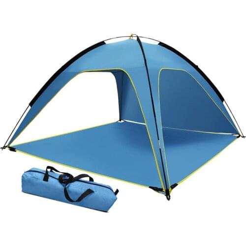 Beach Tent Sun Shelter with SPF UV 50+ Protection Beach Sun Shelter Canopy Cabana For Outdoor Shade Camping Sports Trips Picnic