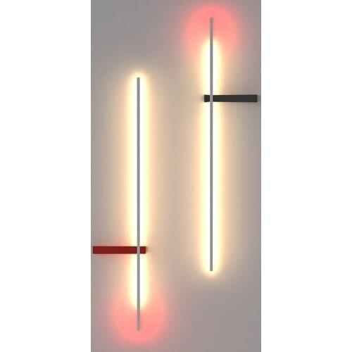 Modern Simple LED Wall Lamp Study Living Room Bedroom Bedside Aisle Corridor Iron Aluminum Light Indoor Lighting Dropshipping