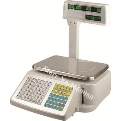TM-A 2012 Retailer Balance Grocery Label Printing Scale 5 Windows PLU Name Digital Price Computing Balance with Barcode Printer