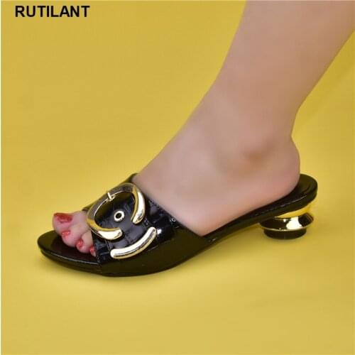 New Arrival Shoes for Wedding Women Plus Size Women Shoes 42 43 Heel Pumps Women Shoes Slip on Low Heels Italian Design