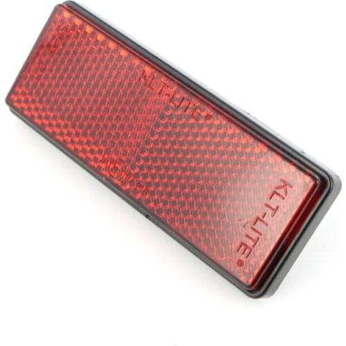 Square Red Reflectors Universal For Motorcycles ATV Bikes Dirt Bike Motor 1 pc