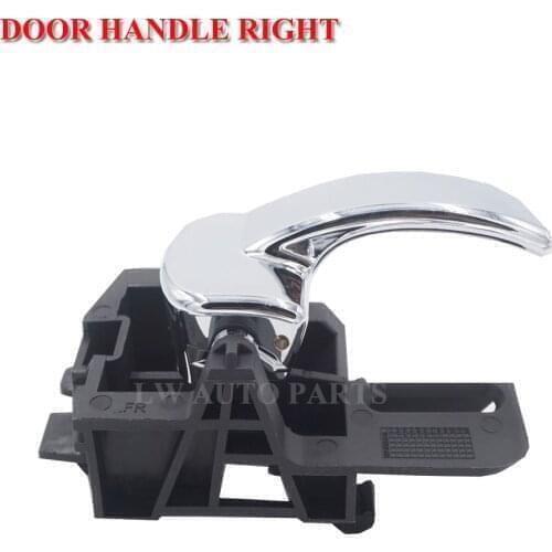 2x Door Handle Interior Inner Chrome For Nissan Qashqai J10 80670JD00E 80671JD00E Left Right 2007 2008 2009 2010 2011 2012 2013