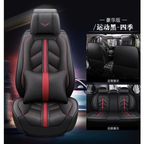 High Quality PU Leather car seat cover For Renault Captur Kaptur QM3 Renault Duster ( Front + Rear ) 5-seat Seat cushion