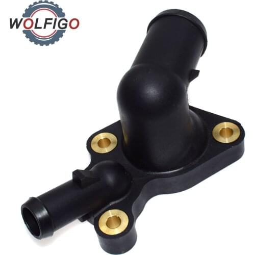WOLFIGO Engine Thermostat Housing For Mini Cooper R50 R52 R53 L4 1.6 2002-2008 11537512733 1430906 12503657