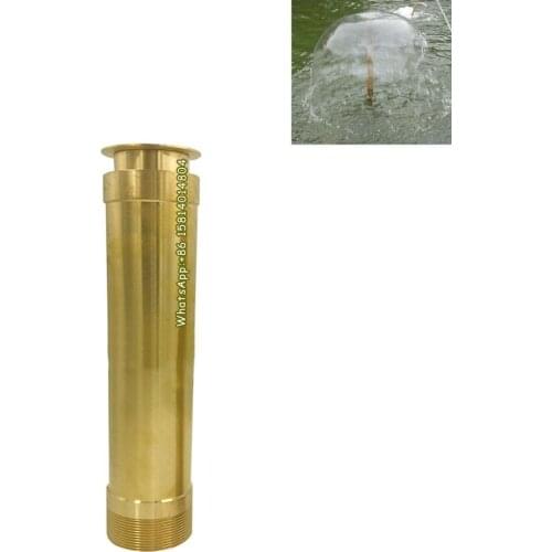 1"Brass lifting hemispheric fountain nozzle,hemispheric fountain head,music fountain head,waterscape landscape fountain head
