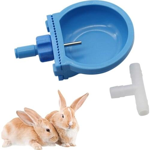 10 Sets Rabbit Fox Mink Nipple Drinking Water Box Rabbit Breeding Equipment Mink Prevent Bite Drinking Water Bowl
