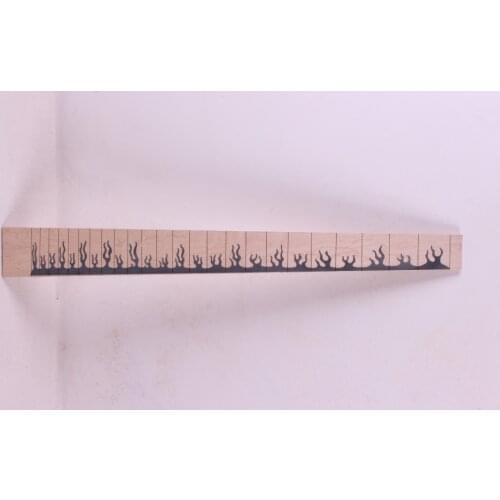 2 pcs Guitar Fretboard Fingerboard Fretless Guitar parts Dot inlaid Maple wood #12