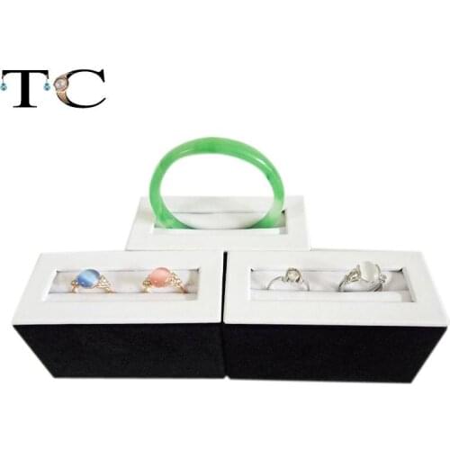 3 pcs/lot bangle and bracelet holder bracelet storage ring velvet jewelry bracelet bangle watch display stand