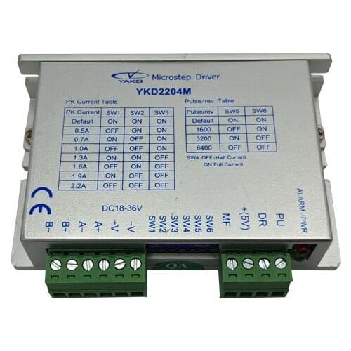 32-bit digital signal digital stepping driver NEMA17/23 stepping motor driver YAKO YKD2404M two-phase stepping driver DC18-36V
