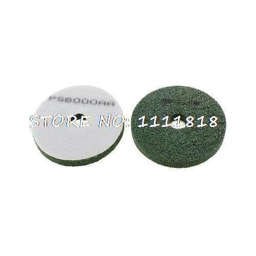4" 100mm Tile Concrete Stone Wet/Dry Diamond Polishing Disc Pad 6000 Grit 2 Pcs
