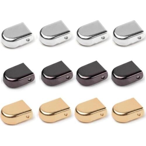 4pcs /1 set of Metal Shoelaces Tips Head No Tie Shoelaces Metal Lace Lock DIY Sneaker Kits Silver Gold Black Metal Lace Buckle