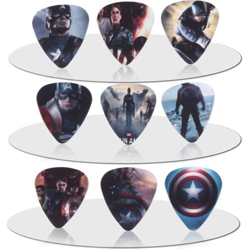 SOACH 50pcs 0.46mm guitar picks two side picks bass guitar paddle ukulele picks earrings pick DIY Guitar Accessories