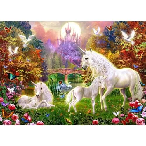 5D Diamond Painting Unicorn Butterfly Swans 3D Full Square Canvas Embroidery Kits Animal Cross Stitch Set Daimond Mosaic Sale