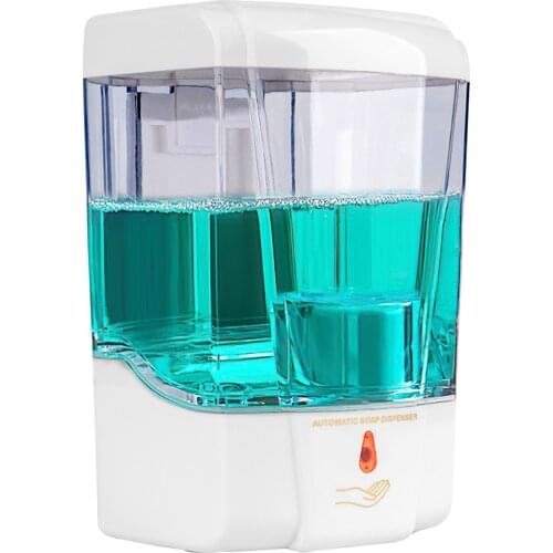 Automatic Soap Dispenser Wall Mount Hand Sanitizer Dispenser 700ml Gel/Liquid Touch-less Hand Soap Dispenser for Home Hospital