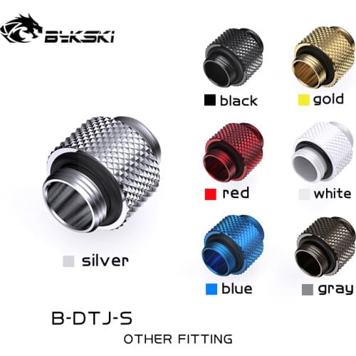 BYKSKI G1/4'' to G1/4'' Dual External Thread Connection Male to Male adapter thread 4.5MM connector for water cooling