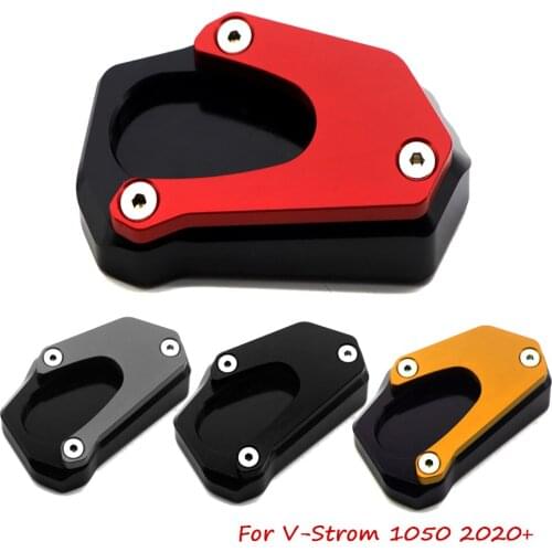 For Suzuki V-Strom 1050 V-Strom1050 2020+ Motorcycle Kickstand Foot Side Stand Extension Enlarge Pad Support Plate