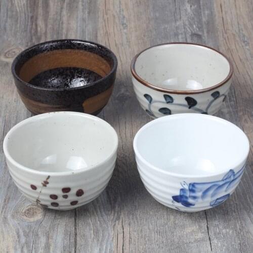 1PC Japanese Style Ceramic Grinding Bowl Kitchen Restaurant Tableware Food Bowl for Home Restaurant Hotel Salad Ceramic Bowl