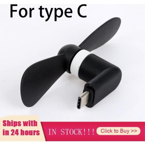 Creative Mini Portable Micro USB Fan Portable Mobile Phone USB Gadget Fans Tester For USB 3.1 Type C Port Phone Fan Cooling Fun