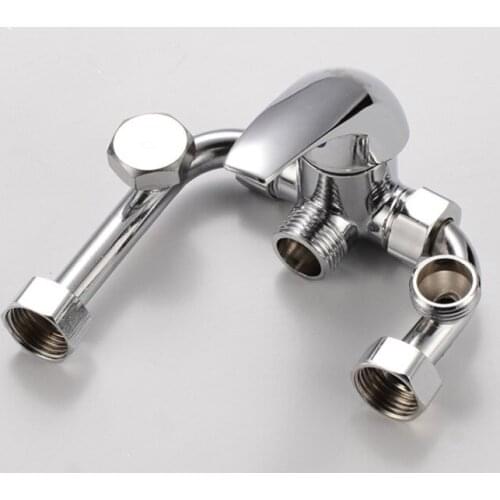 DONA 2015 hot selling single handle electric shower valve with high quality polished chrome bathroom shower mixer taps