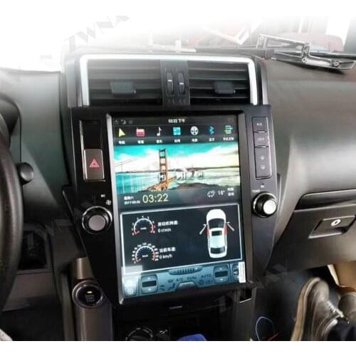 For Toyota Land Cruiser Prado 150 Tesla style Tesla screen 2013 - 2017 Car Radio Multimedia Video Player Navigation GPS Android