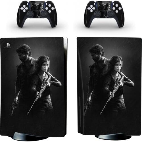 The Last of Us PS5 Standard Disc Edition Skin Sticker Decal Cover for PlayStation 5 Console and 2 Controllers PS5 Skin Sticker