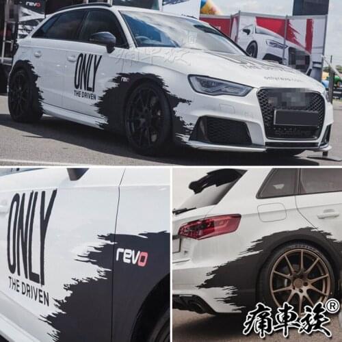 Car stickers for A3 S3 A4 S4 Golf 7 Golf 6 car stickers pull flowers Racing decoration modification