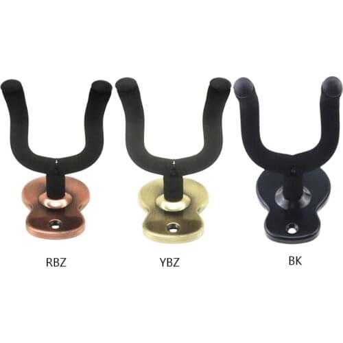 Guitar Wall Mount Hanger Guitar Style Wall Holders Hooks Stands for Acoustic Electric Bass Classical Ukulele Guitar