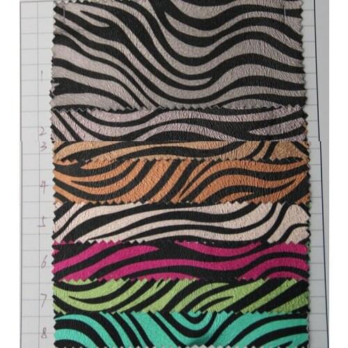The latest high-quality faux leather Zebra pattern/ for Bags, gloves, shoes, home, loaded with furniture/ free shipping