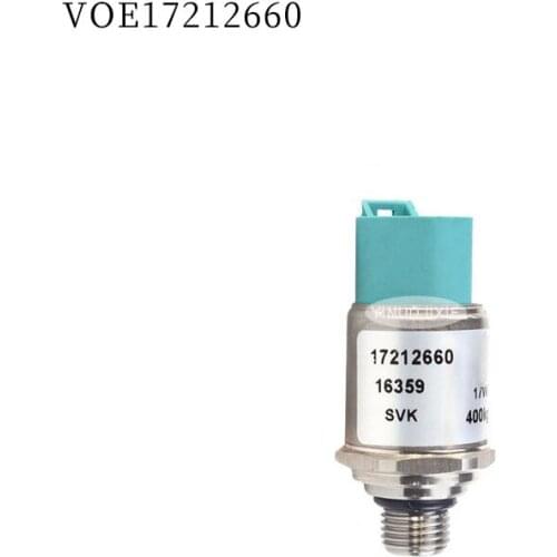 New 17212660 high pressure pressure sensor for excavator EC210 EC240 EC290 EC360 EC380 EC460 EC480 VOE17212660