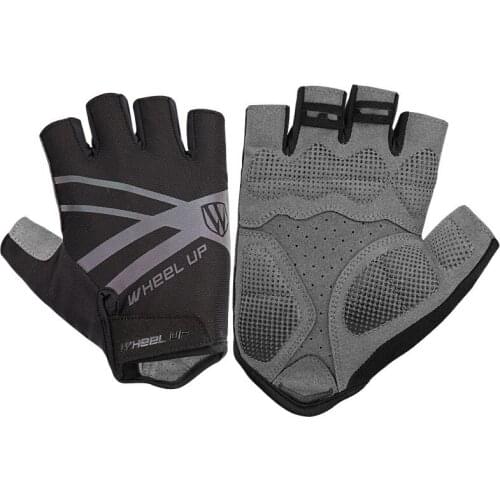 Outdoor Sports Riding Gloves MTB Bicycle Road Half Finger Gloves Silicone Shock Absorption Non-Slip Breathable Gloves XA109TQ