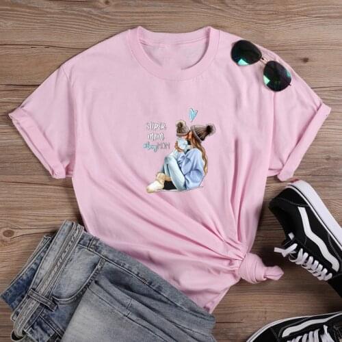 Super Mom Shirt Fashion Summer T Shirts Women Casual Tshirts Women O-neck Short Sleeve Camiseta Mujer Loose Tee Shirt Femme Tees