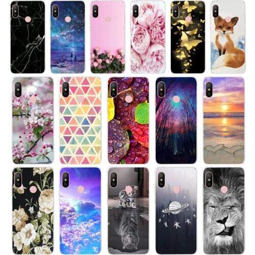 A silicone Cover For Xiaomi MI A2 LITE Case Full Protection Soft tpu Back Cover Phone Cases For Xiomi MI A2 LITE bumper Coque