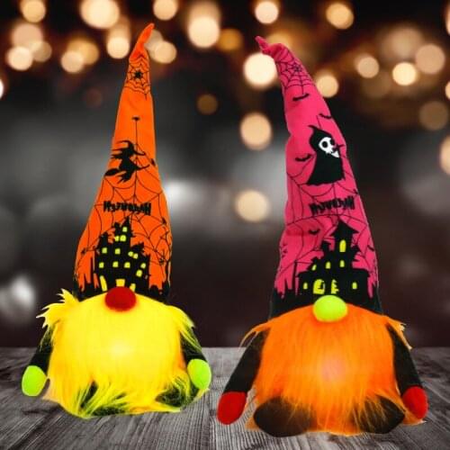 Halloween Gnomes Decoration Thanksgiving Halloween Gifts Doll Decoration Dwarf Sweden Autumn Handmade Family Bedroom MOWA889
