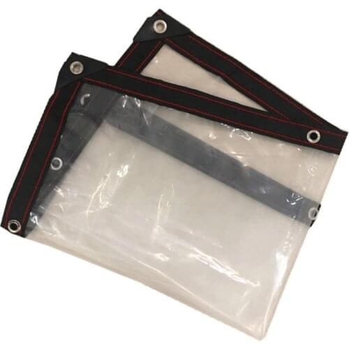 Waterproof Transparent Plastic Film used for Outdoor Shelter Rainproof Cold-proof Thermal Dust cover many size