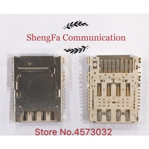 10pcs/Original for Samsung Galaxy Note 3 N900 N9005 N9006 I9200 I9205 I9208 G7106 N9002 G7108V I8530 SIM Card Reader Connector