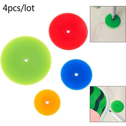 4pcs/lot DIY Patchwork Equidistant Ruler Seam Parallel Wheel Tracing wheel Cloth Sewing Scribing Tool