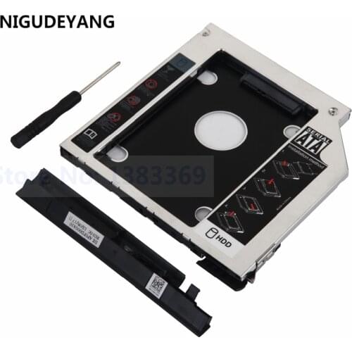 2nd HDD SSD Hard Drive Caddy Adapter with eject / lock latch mechanism for Dell Latitude E6320 E6420 E6520 E6330 E6430 E6530