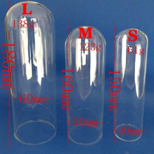 Hollow Glass Anal Plug Gay Sex Toys S/m/l Transparent Big Anal Toys Anal Stimulation Dilator Penis Sleeve Butt Plug For Man