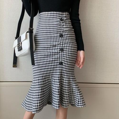 APRIL MODA Knitted Pencil Skirts