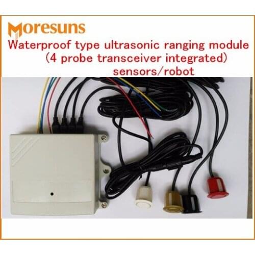 Fast Free Ship Waterproof type ultrasonic ranging module (4 probe Receipt&Transmission) sensors/robot