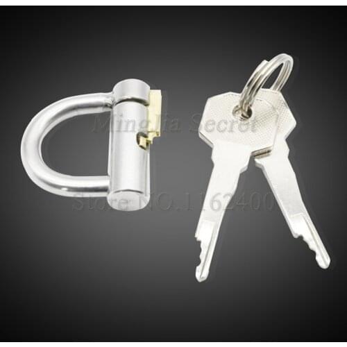 Titanium D-Ring PA Lock Glans Piercing Male Chastity Device Accessories Penis Harness Restraint Chastity Lock Sex Toys For Men