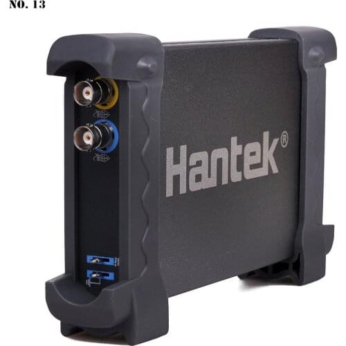 New 2 Channels 20Mhz Handheld Portable Oscilloscope Hantek 6022BE USB Digital Storage Virtual Oscilloscope Testing Tools