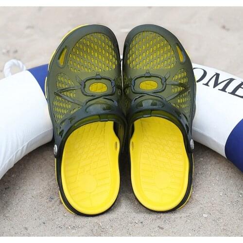 Original Men Beach Clogs Shoes Casual Summer Garden Clog Classic Shoes Comfort Garden Anti Slip Beach Sandals